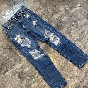 Distressed American Eagle jeans size 0